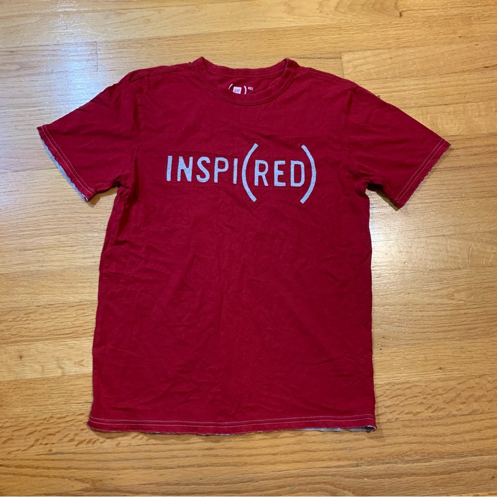 Gap Red Inspi(red)  Short Sleeve Shirt Red Kids XL (12)